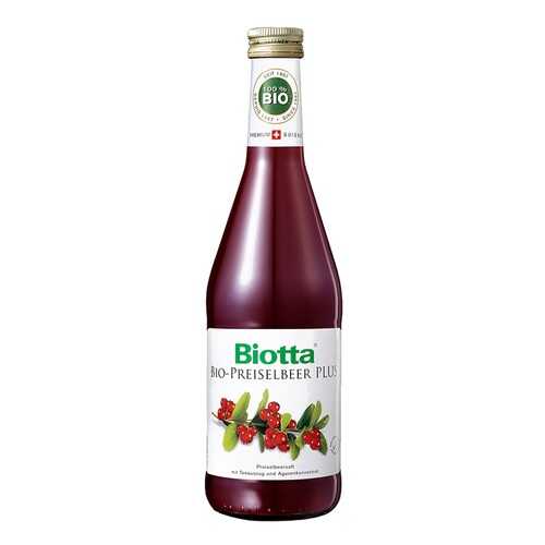 Нектар брусничный, стекло, BIO Biotta, 0.5 л, Швейцария