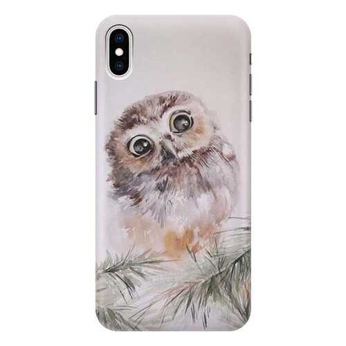 Чехол RE:PA для Apple iPhone XS Max с принтом Совенок