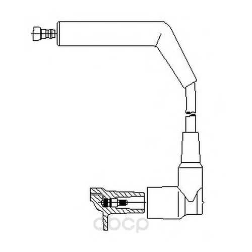 Провод высоковольтный ford ka 1.6 03-05 46см BREMI 3a37/46