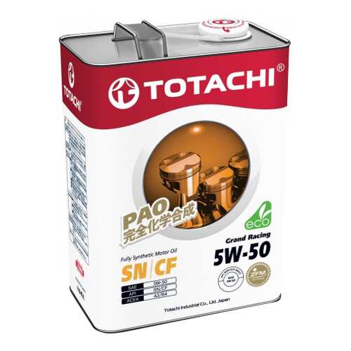 Моторное масло Totachi Grand Racing Fully Synthetic SN/CF 5W-50 4л