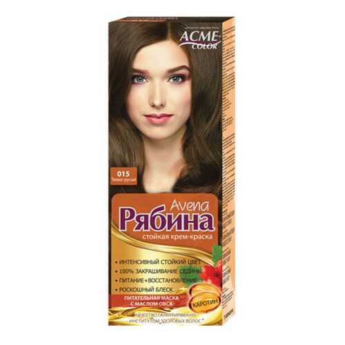 Краска для волос Acme Color Рябина Avena 015 Темно-русый 135 мл