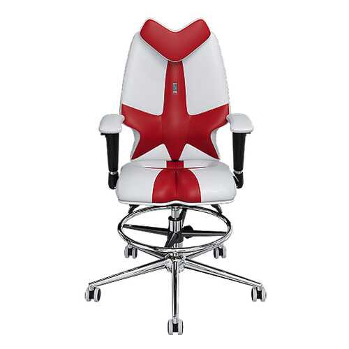 Компьютерное кресло Kulik System Fly 1301, белый/красный