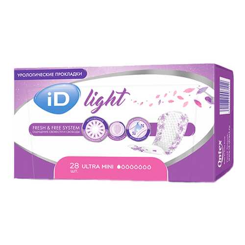 Урологические прокладки iD light mini 28 шт.
