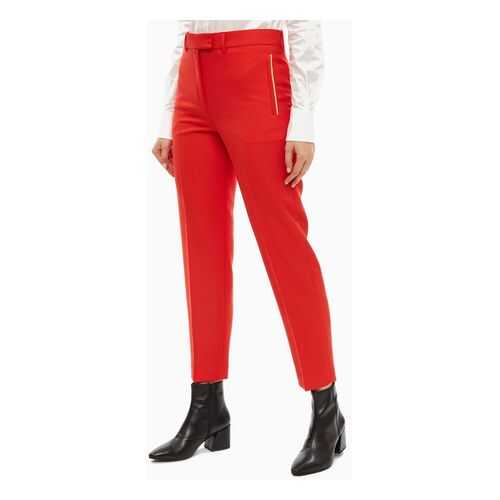 Брюки женские Calvin Klein K20K200593 617 красные/бежевые 34 US