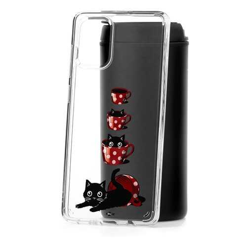 Чехол Samsung Galaxy A71 Kruche Print Котенок в чашке