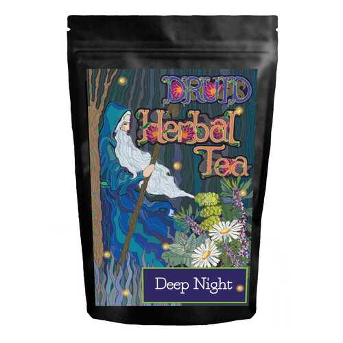 Травяной успокаивающий чай антистресс с мелиссой и хмелем Deep Night 100 гр.Druid