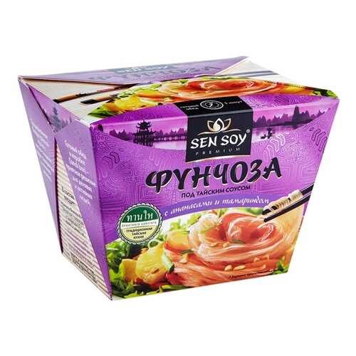 Фунчоза Sen Soy под тайским соусом с ананасом и тамариндом 125 г
