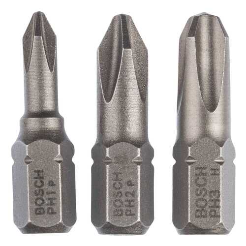Набор бит Bosch 25мм PH/1/2/3 XH 2607001752