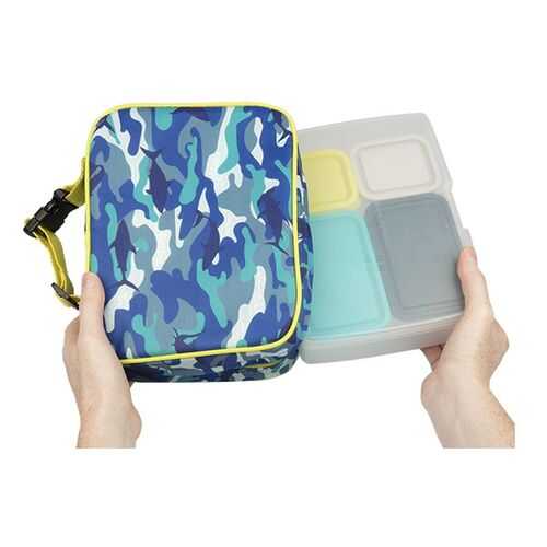 Сумка для ланча + набор ланч-боксов Bento Lunch Box Set (Camo)