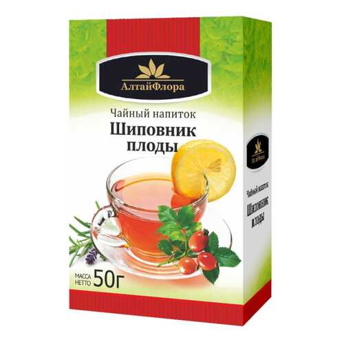Чайный напиток Шиповник плоды 50 г АлтайФлора