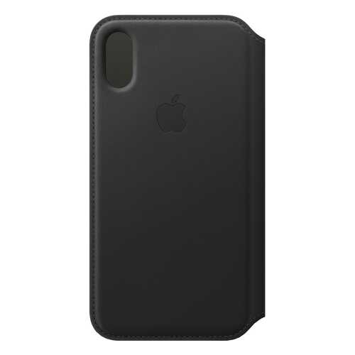 Кейс для iPhone Apple Folio XS кожаный черный MRWW2ZM/A