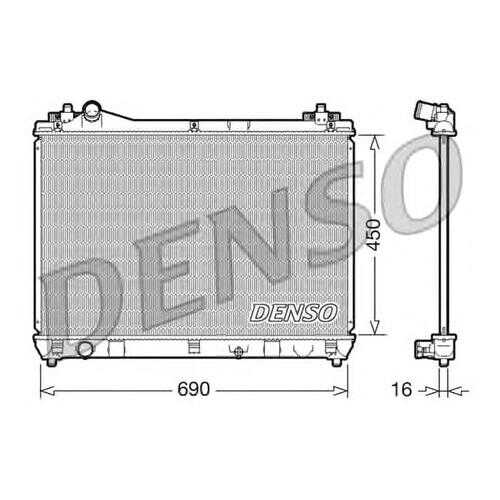 Радиатор Denso DRM47016