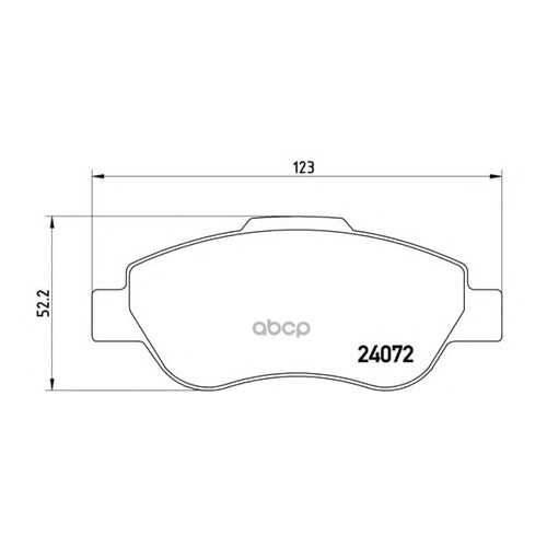 Колодки Тормозные Brembo P23097