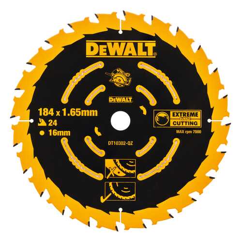 Диск по дереву для дисковых пил DeWALT DT10302-QZ