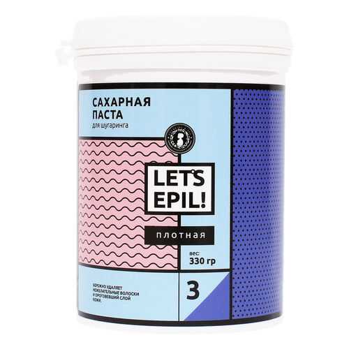 Сахарная паста для депиляции Плотная Let's Epil 0,33 кг