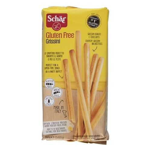 Хлебные палочки Schar grissini без глютена 150 г