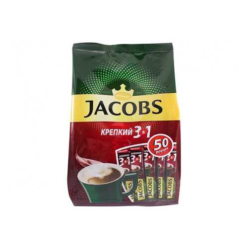 Напиток Jacobs крепкий 3в1 кофейный растворимый в пакетиках 50*12 г