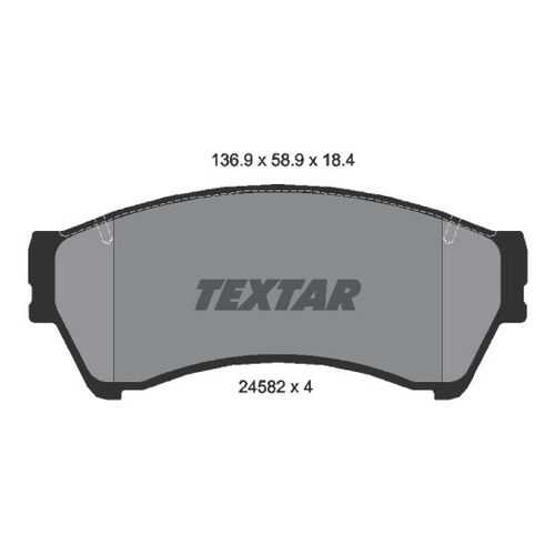 Комплект тормозных дисковых колодок Textar 2458201