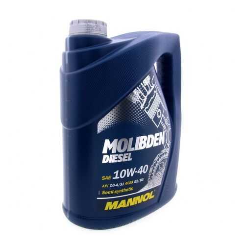 Масло Моторное Mannol Diesel П/Синт. 10w40, Sj/Cg-4, Acea A2/B3 (5 Л MANNOL арт. MD50530