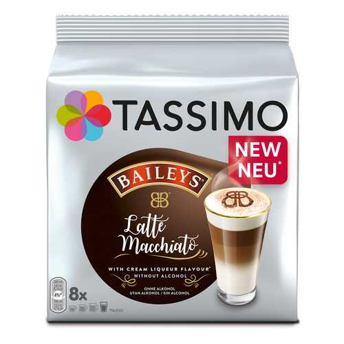 Кофе в капсулах Tassimo Latte Macchiato Baileys 8 порций