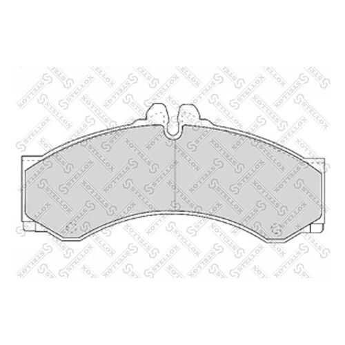 Комплект тормозных дисковых колодок Stellox 85-01415-SX