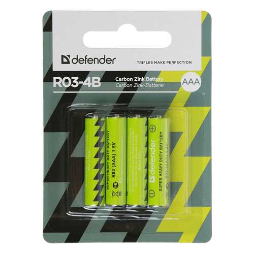 Батарейка Defender R03-4B 56102 4 шт