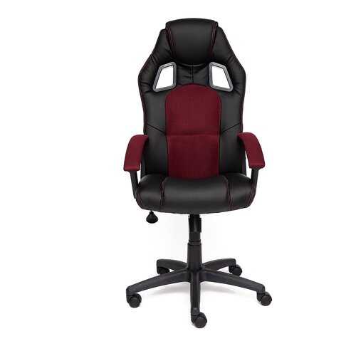 Игровое кресло TetChair Driver, черный/бордовый