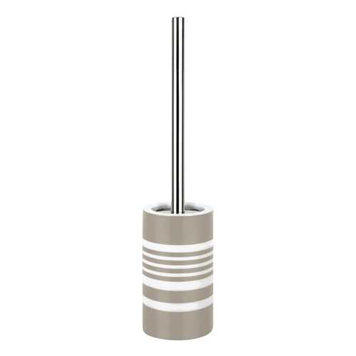 Ерш для унитаза Spirella Tube-Stripes, фарфор, коричневая полоска