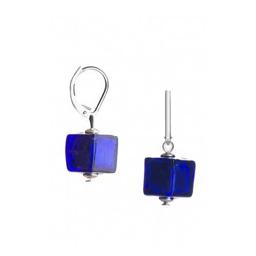 Серьги Perla Cubo 09030366 синие
