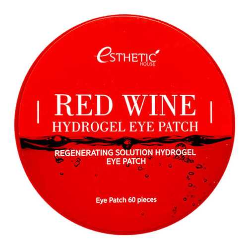 Патчи для глаз Esthetic House Red Wine Hydrogel Eye Patch 60 шт