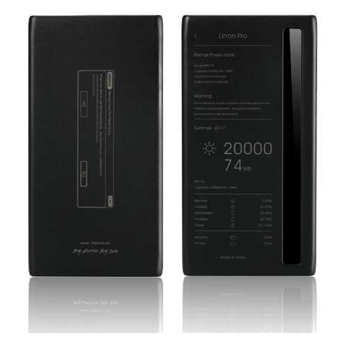 Внешний аккумулятор Remax Linon RPP-73 20000 мА/ч Black