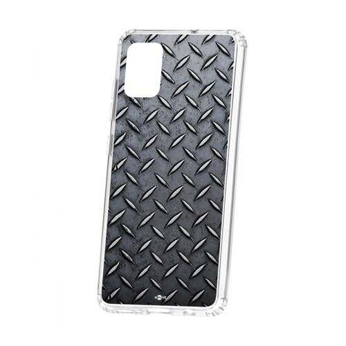Чехол Kruche Samsung Galaxy A51 Print Сталь