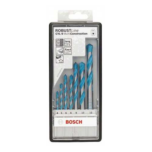Набор сверл универсальный для дрелей, шуруповертов Bosch CYL-9 Multi 2607010543