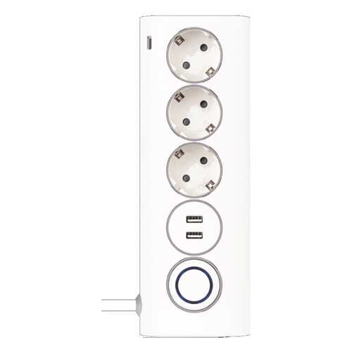 Сетевой фильтр Rombica Neo WC3U PSE-003, 3 розетки, 1,5 м, White
