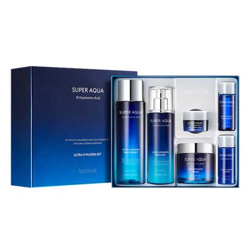 Набор средств по уходу за лицом Missha Super Aqua Ultra Hyalron Set II