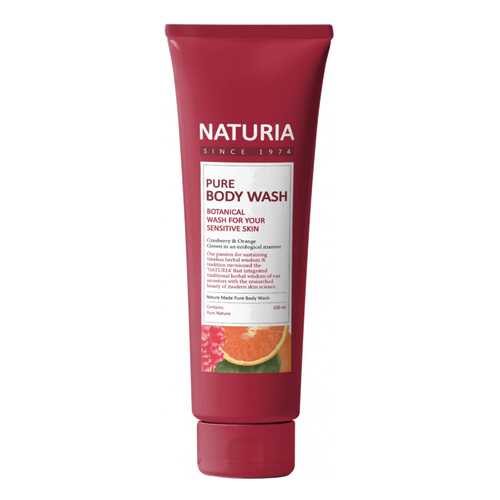 Гель NATURIA PURE BODY WASH Cranberry&Orange 100 мл