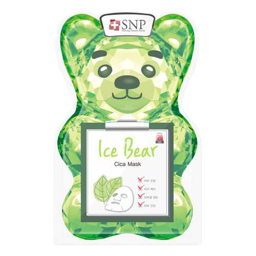 Маска для лица SNP Ice Bear Cica mask 33 мл