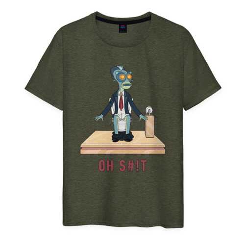 Футболка мужская ВсеМайки 1989009 хаки XXXL
