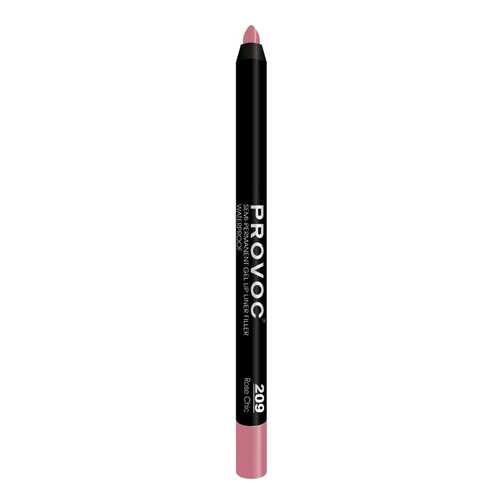 Карандаш для губ Provoc Gel Lip Liner Rose Chic 209 Натурально-розовый темный 7 г