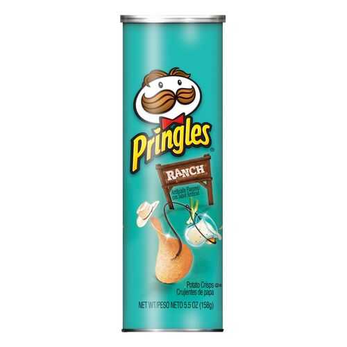 Чипсы Pringles ranch со вкусом соуса ранч 158 г