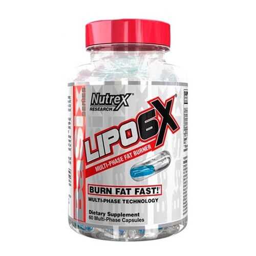 Жиросжигатель Nutrex Lipo-6X 60 капсул