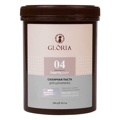 Сахарная паста для депиляции Gloria sugaring & spa «Плотная» 1800 гр