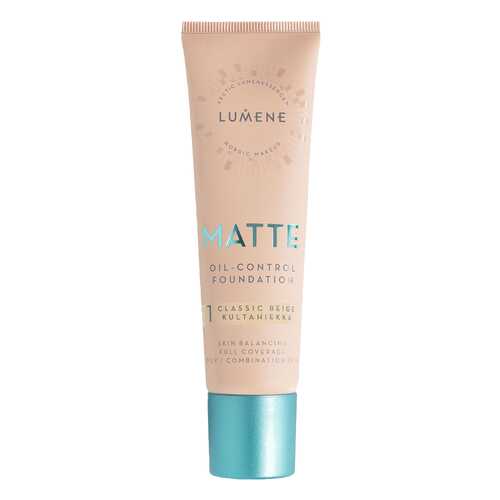 Тональный крем Lumene Matte Oil-control Foundation 1 Classic Beige 30 мл