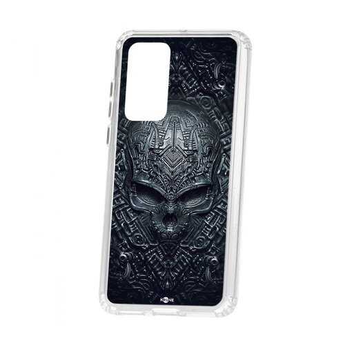 Чехол Kruche Huawei P40 Print Череп техно