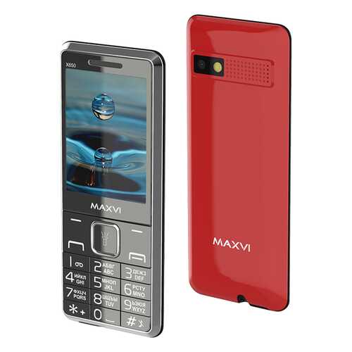Мобильный телефон Maxvi X650 Red