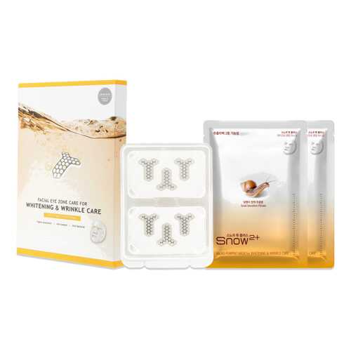 Патчи и маска для лица Snow2+ Facial Eye Zone Care for Whitening and Wrinkle care