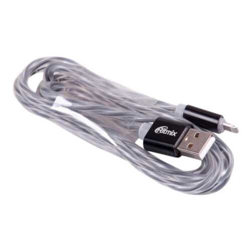Кабель Ritmix Lightning 1м Black