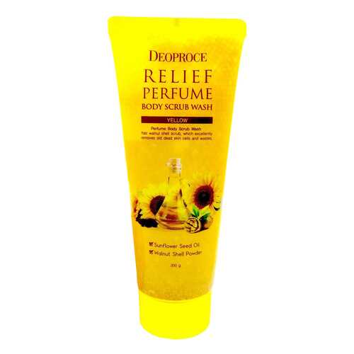 Скраб для тела Deoproce Relief Perfume Body Scrub Wash Sunflower Oil 200 г