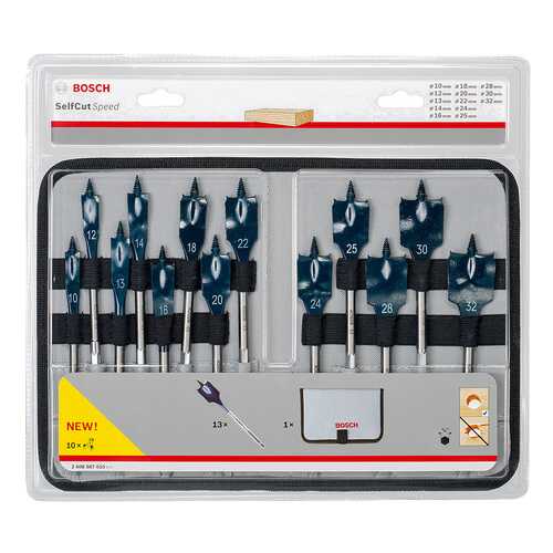 Сверло универсальное Bosch SELFCUT Speed 10-32мм 2608587010