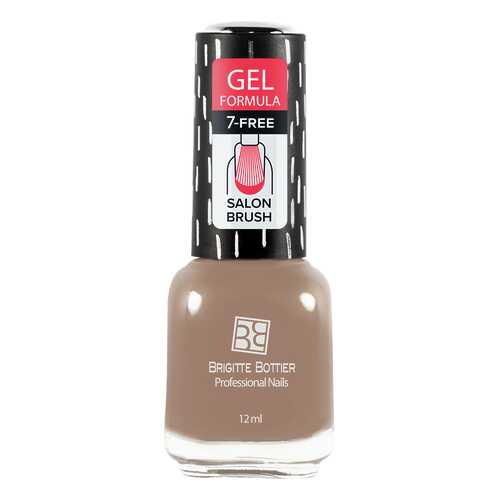 Лак с гелевым эффектом Brigitte Bottier Gel Formula тон 14 капучино, 12 мл